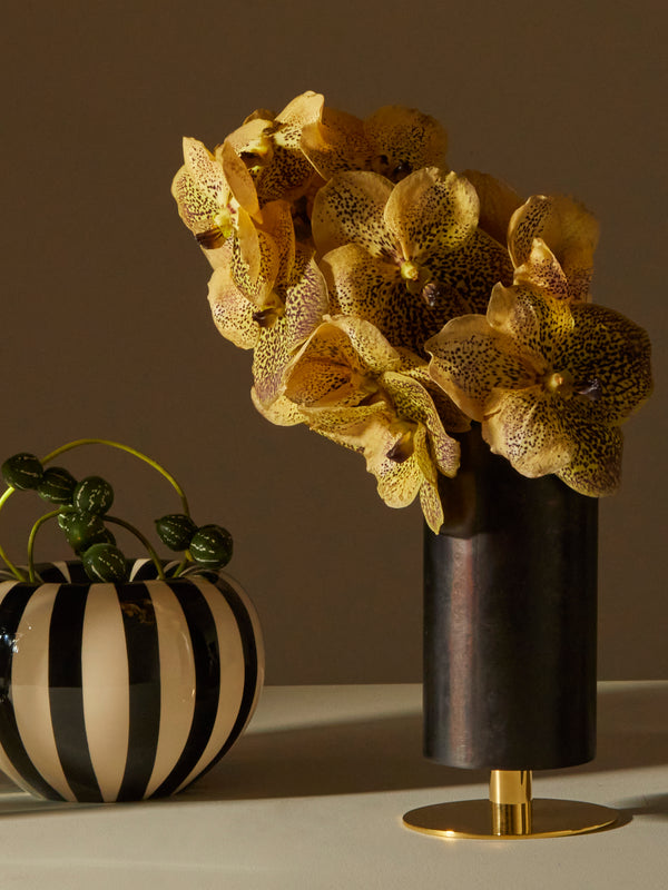 Carl Auböck - Brass and Cast Iron Vase on Pedestal -  - ABASK