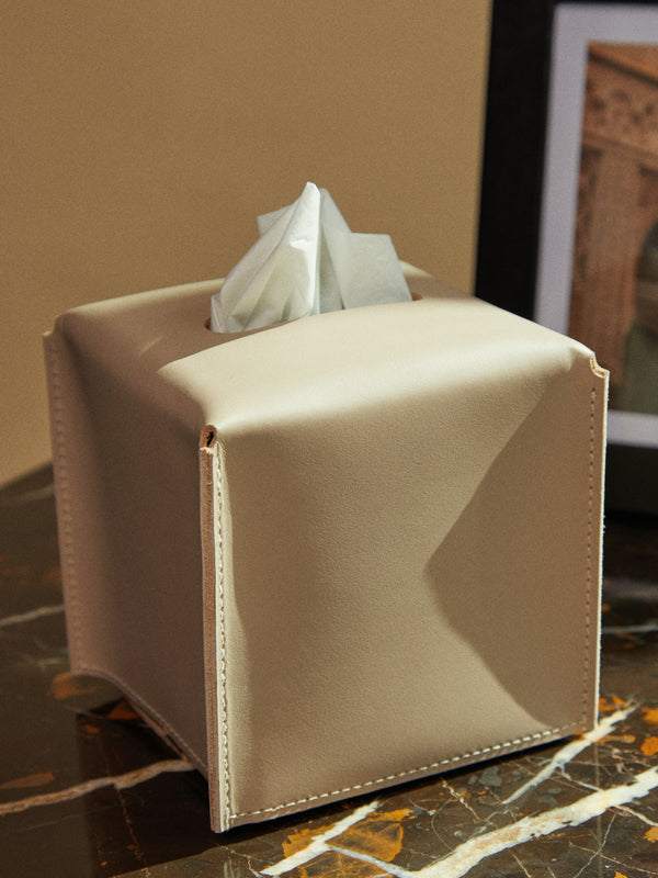 Rabitti 1969 - Amsterdam Leather Tissue Box -  - ABASK