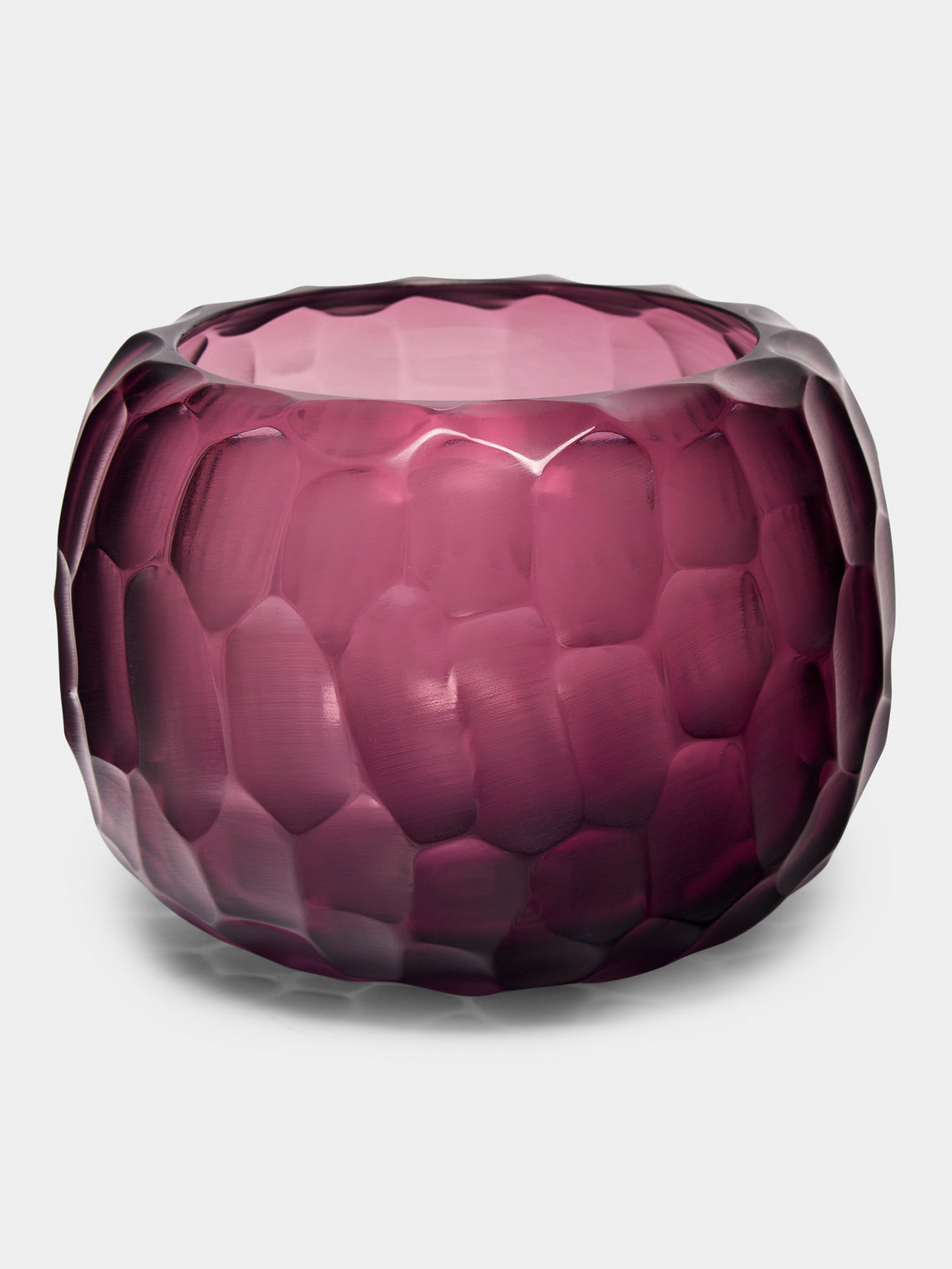 Micheluzzi Glass - Puffo Ametista Hand-Blown Murano Glass Vase -  - ABASK - 