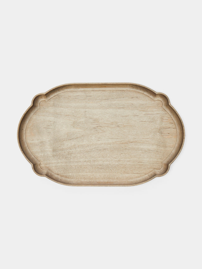Ifuji - Italian Large Wooden Tray - Brown - ABASK - 