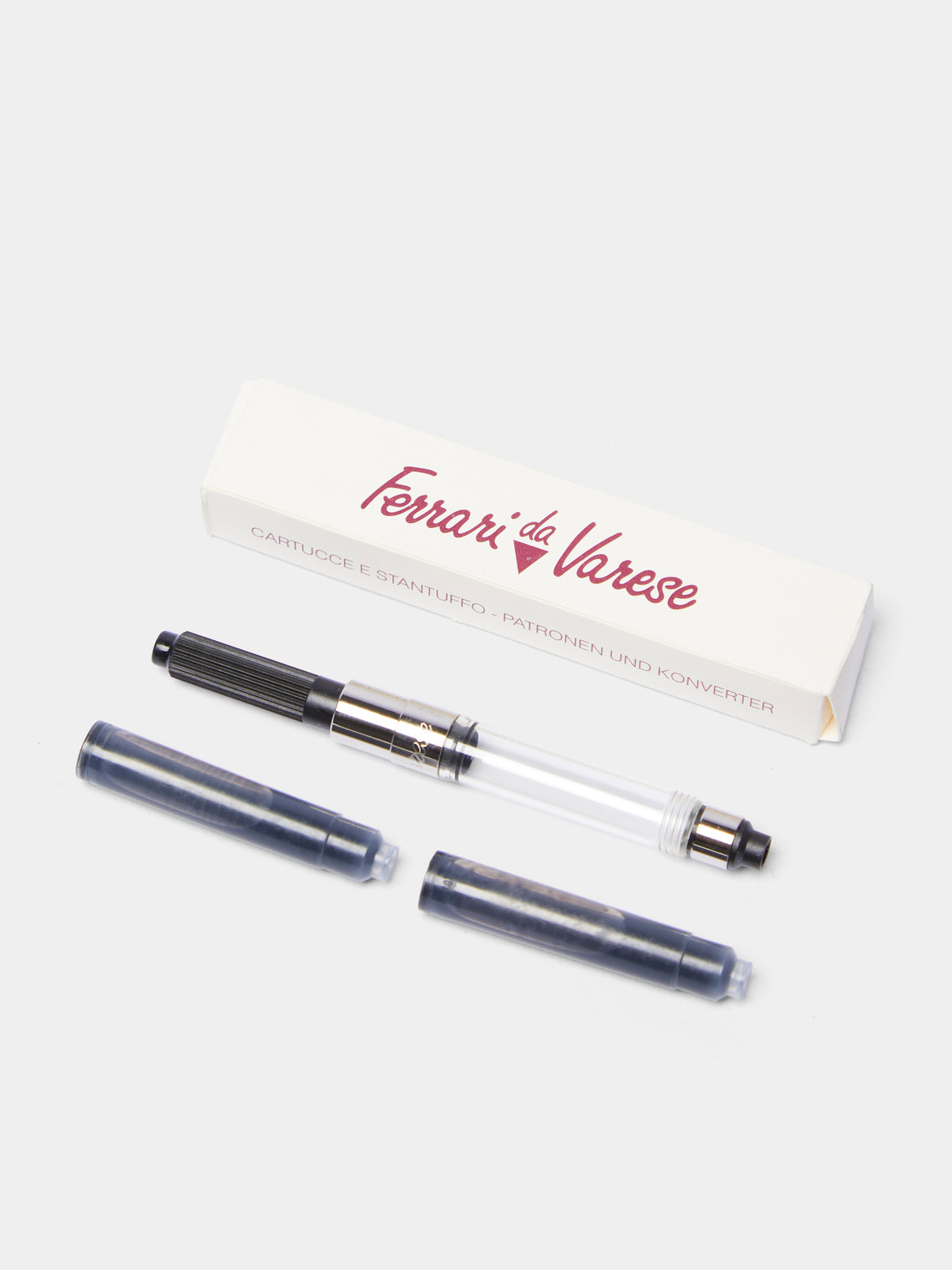 Antique and Vintage - 2005 Ferrari Da Varese Mother of Pearl Fountain Pen - Silver - ABASK