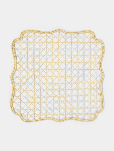 Artesanías del Atlántico - English Bezel Handwoven Palm Placemats (Set of 4) -  - ABASK - 