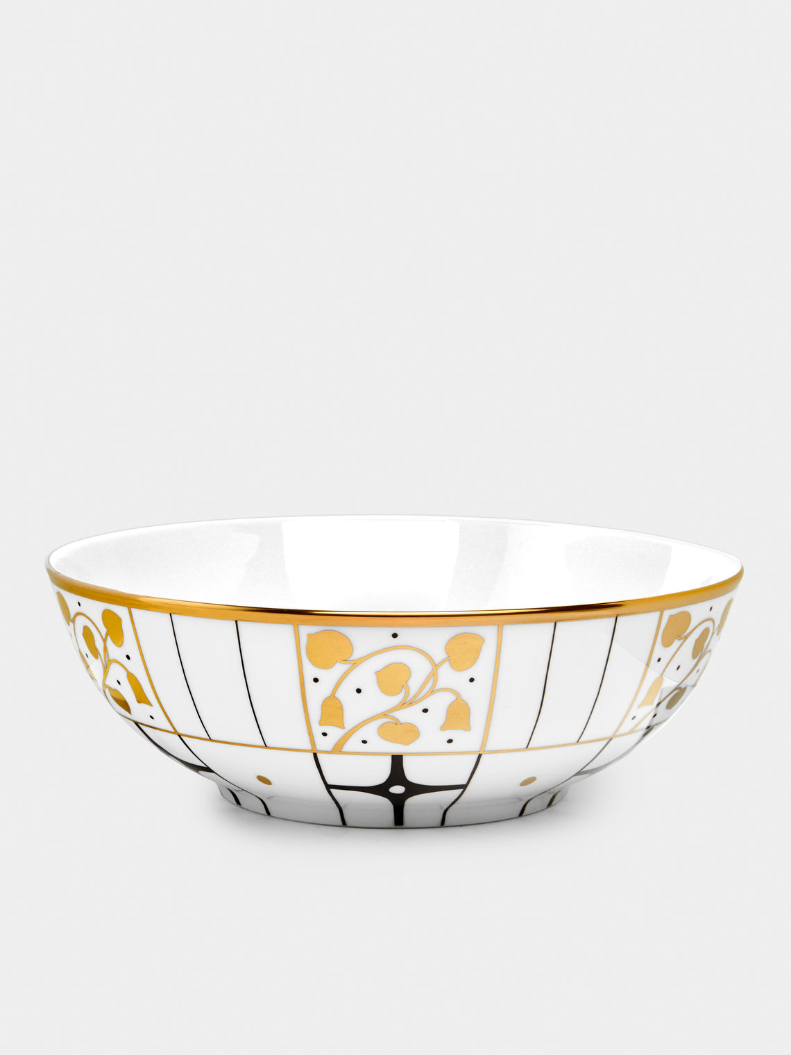 Augarten - Déco Vienne Hand-Painted Porcelain Salad Bowl - White - ABASK