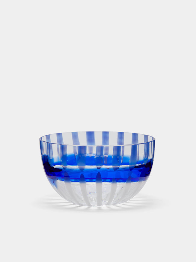 Carlo Moretti - Le Diverse Small Murano Glass Bowl - Blue - ABASK - 