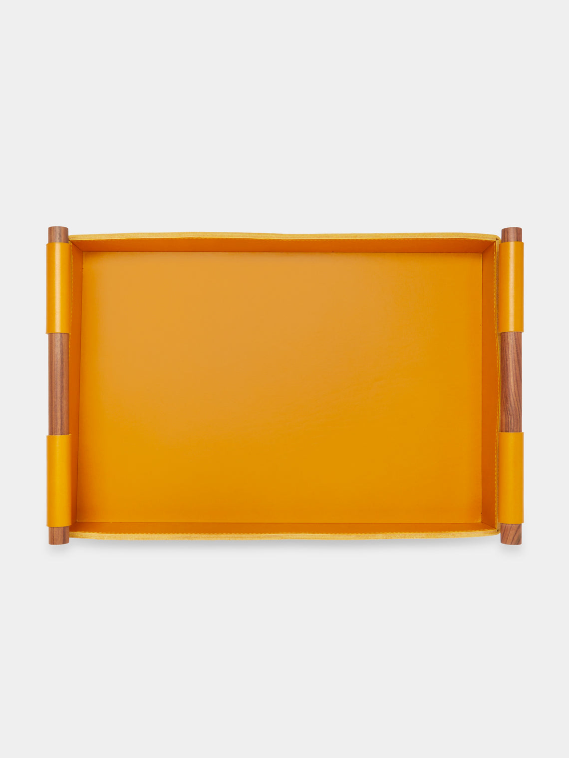 Rabitti 1969 - Sorrento Leather Tray - Yellow - ABASK - 