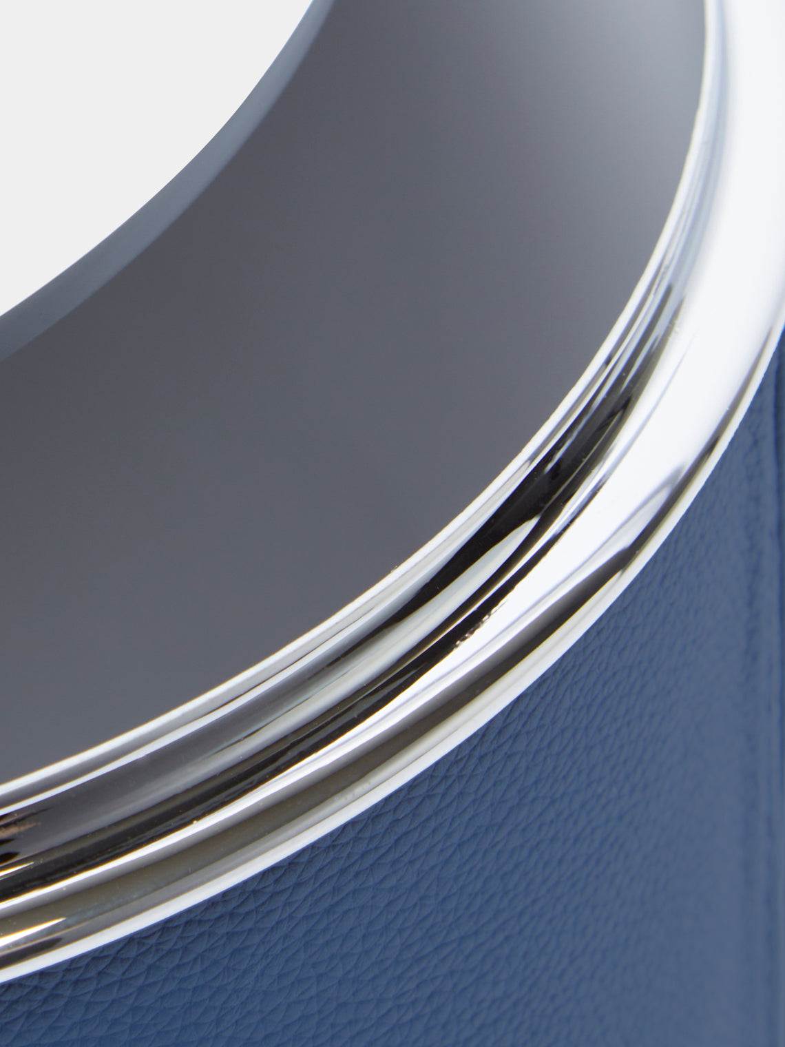 Lorenzi Milano - Bamboo and Leather Wastepaper Bin -  - ABASK