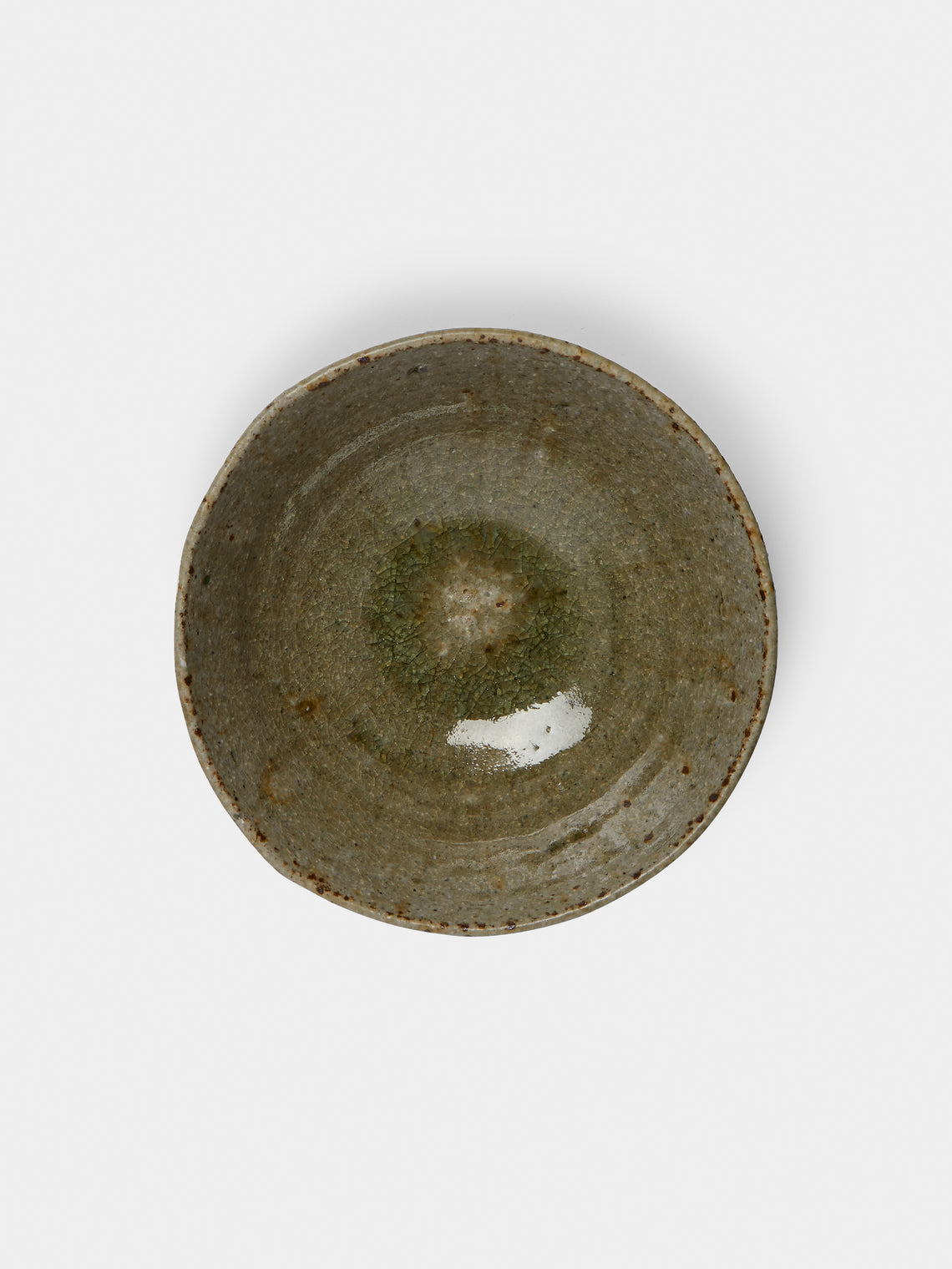 Ingot Objects - Ash-Glazed Ceramic Tea Bowl - Beige - ABASK - 