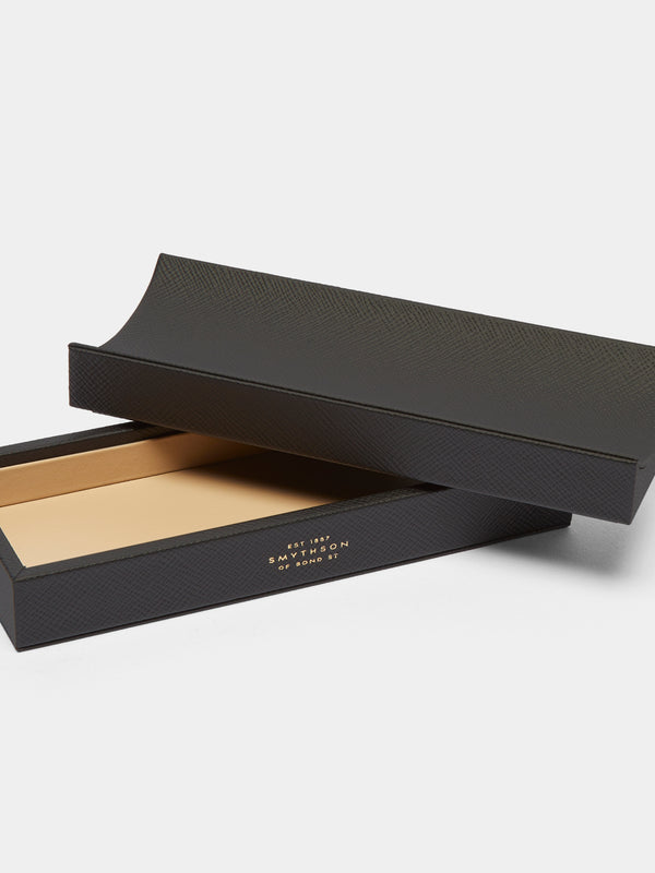 Smythson - Panama Leather Pen Organiser -  - ABASK