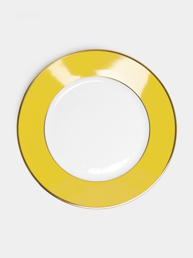 Augarten - Hand-Painted Porcelain Charger Plate - Yellow - ABASK - 