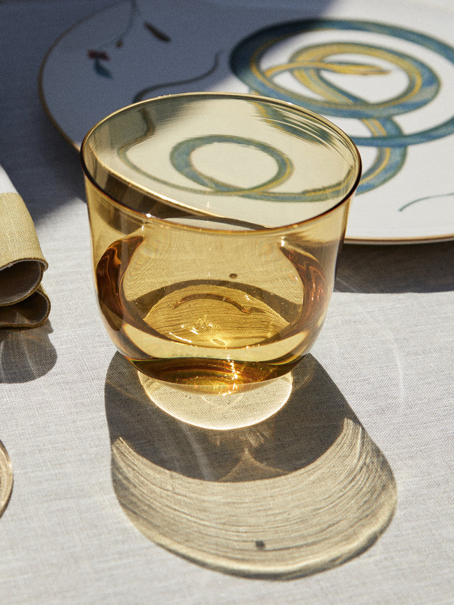 Yali Glass - Vienna Goto Hand-Blown Murano Glass Tumblers (Set of 2) -  - ABASK