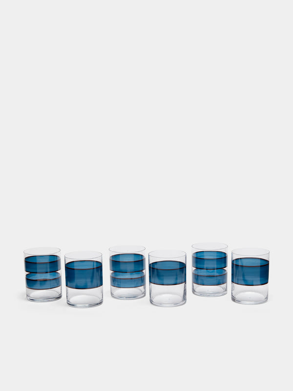 Wahaka Stripe Glass Tumbler (Set of 6)