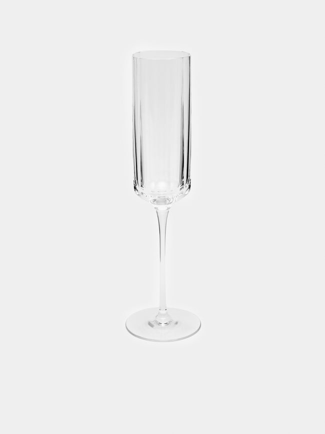 Richard Brendon - Hand-Blown Crystal Champagne Flute - Clear - ABASK - 