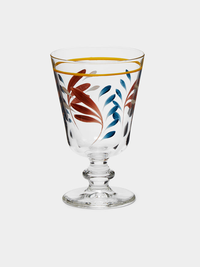 Los Vasos de Agua Clara - Tirol Hand-Painted Stemmed Glass (Set of 6) -  - ABASK - 