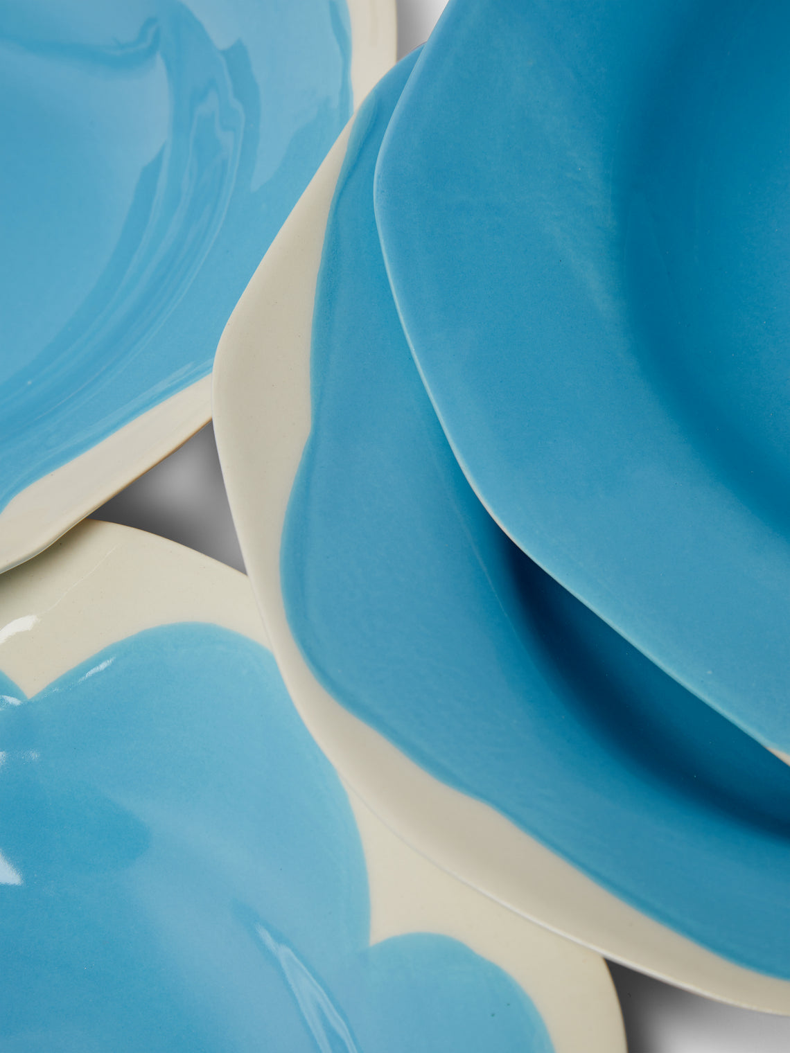 Pottery & Poetry - Hand-Glazed Porcelain Pasta Plates (Set of 4) -  - ABASK