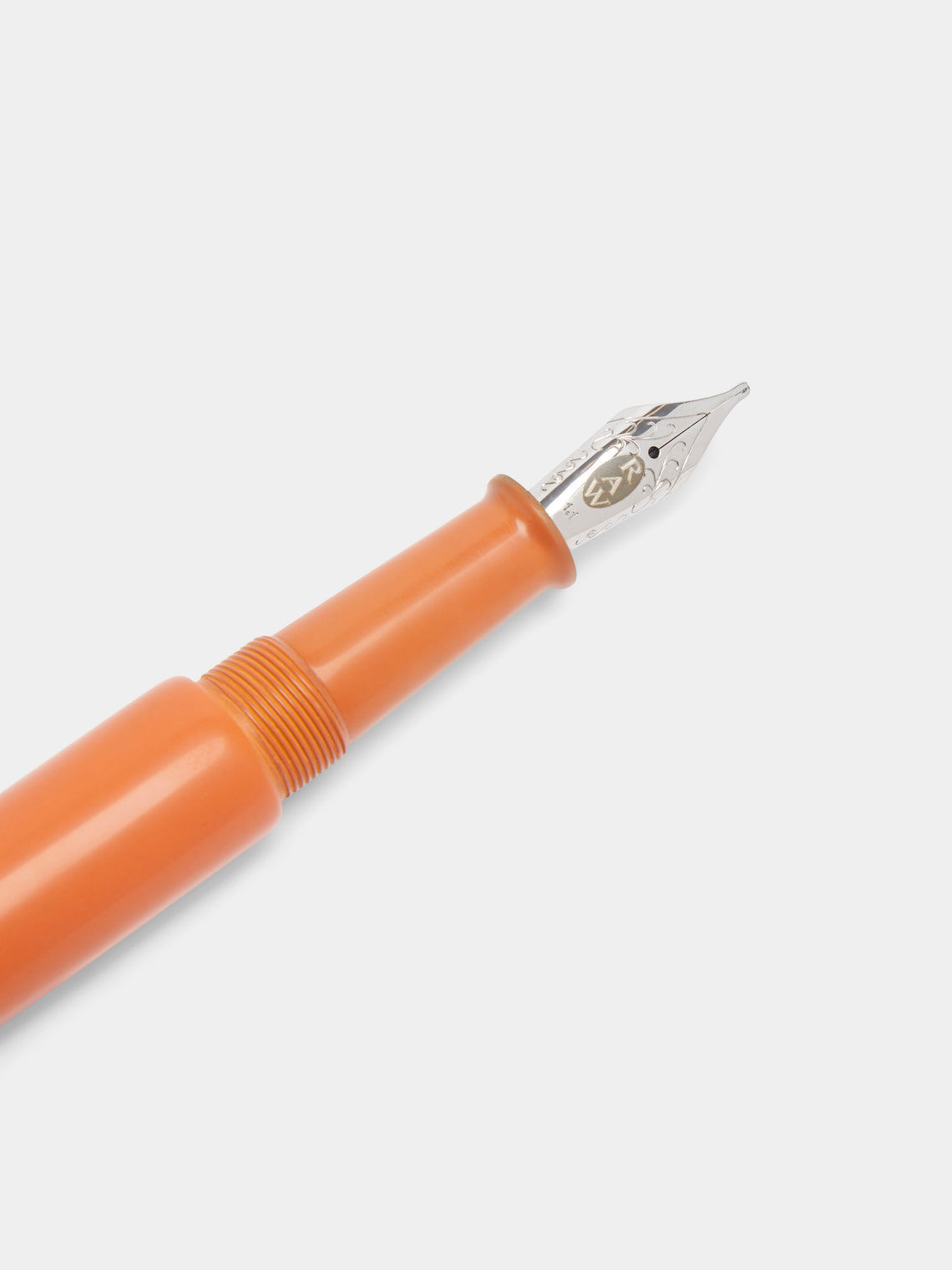 R A W - Resin Fountain Pen - Orange - ABASK