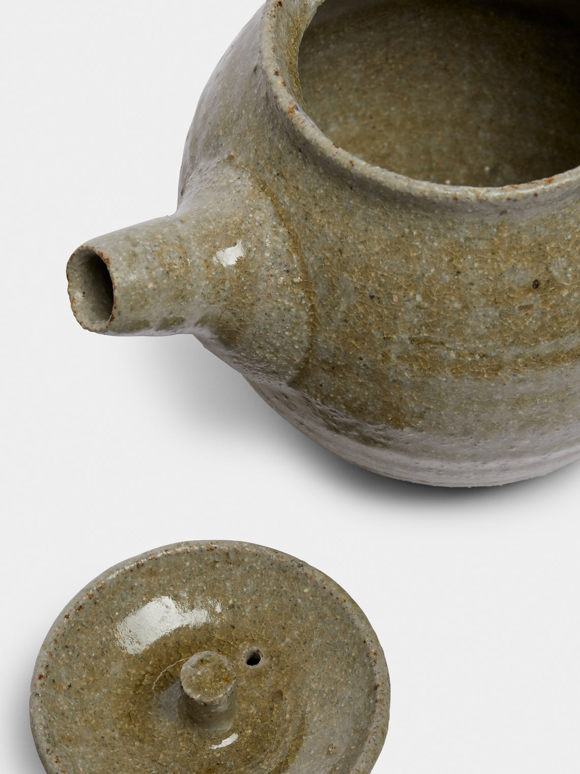 Ingot Objects - Ash Glazed Teapot - Beige - ABASK