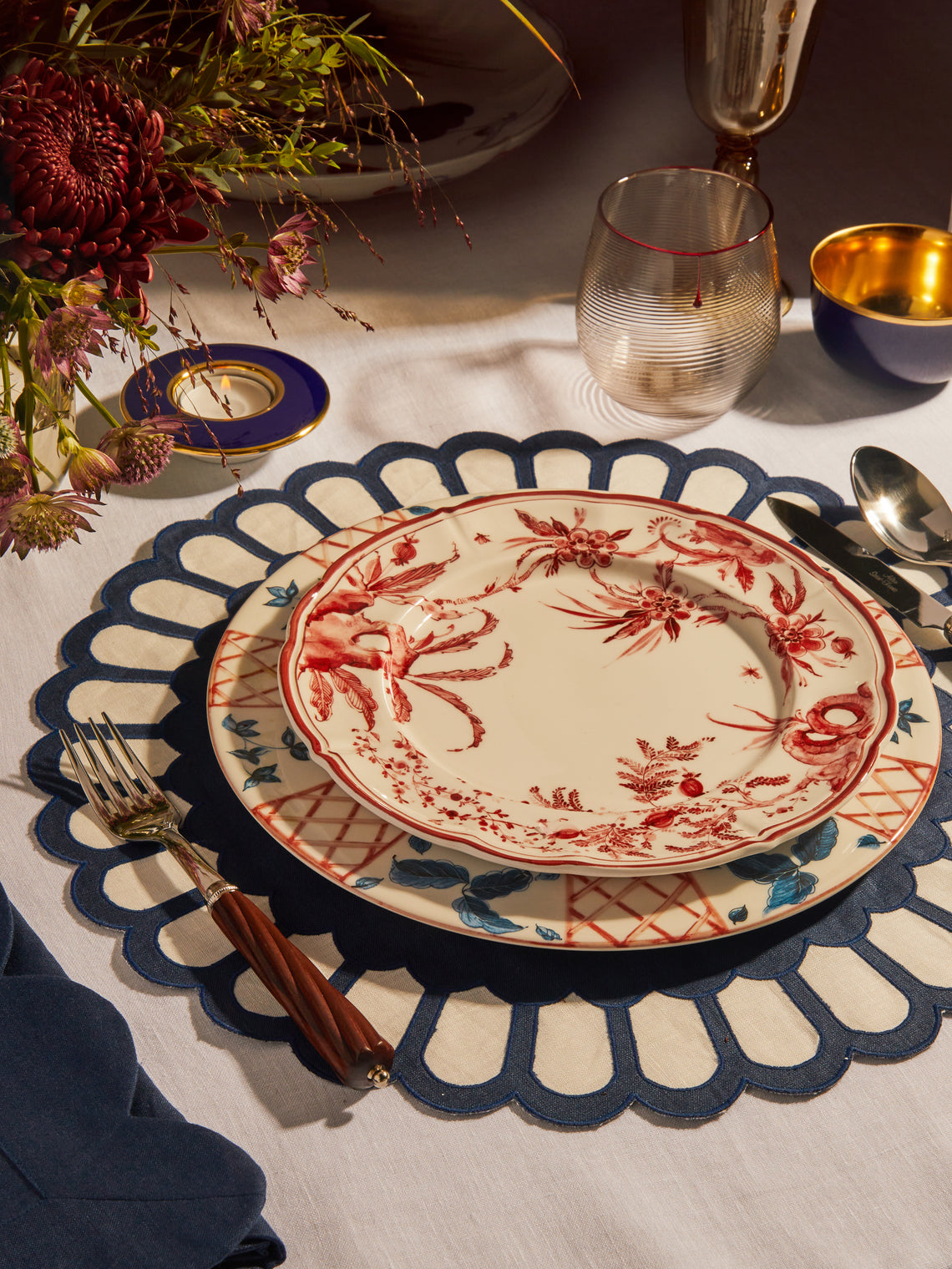 Laboratorio Paravicini - Rocaille Ceramic Dessert Plates (Set of 4) -  - ABASK