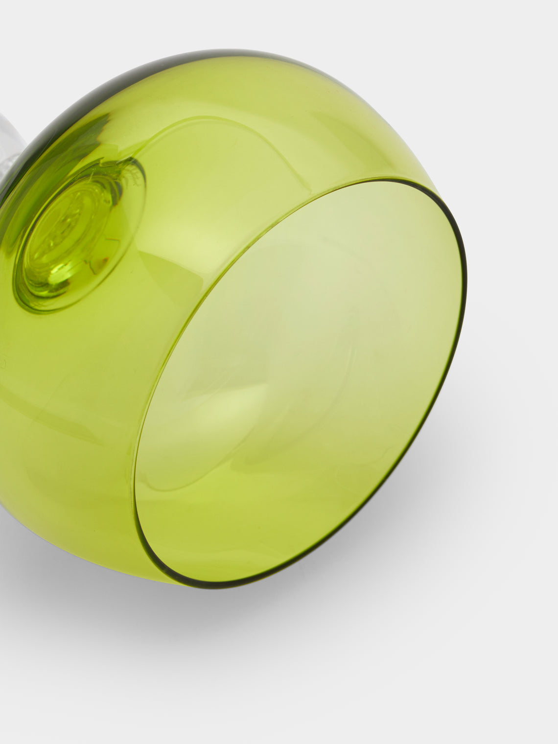 Antique and Vintage - 1940s Val Saint Lambert Crystal Hock Wine Glass (Set of 10) -  - ABASK