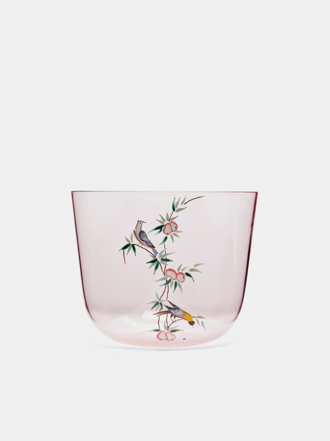 Lobmeyr - Garden of Paradise Water Tumbler - Light Pink - ABASK