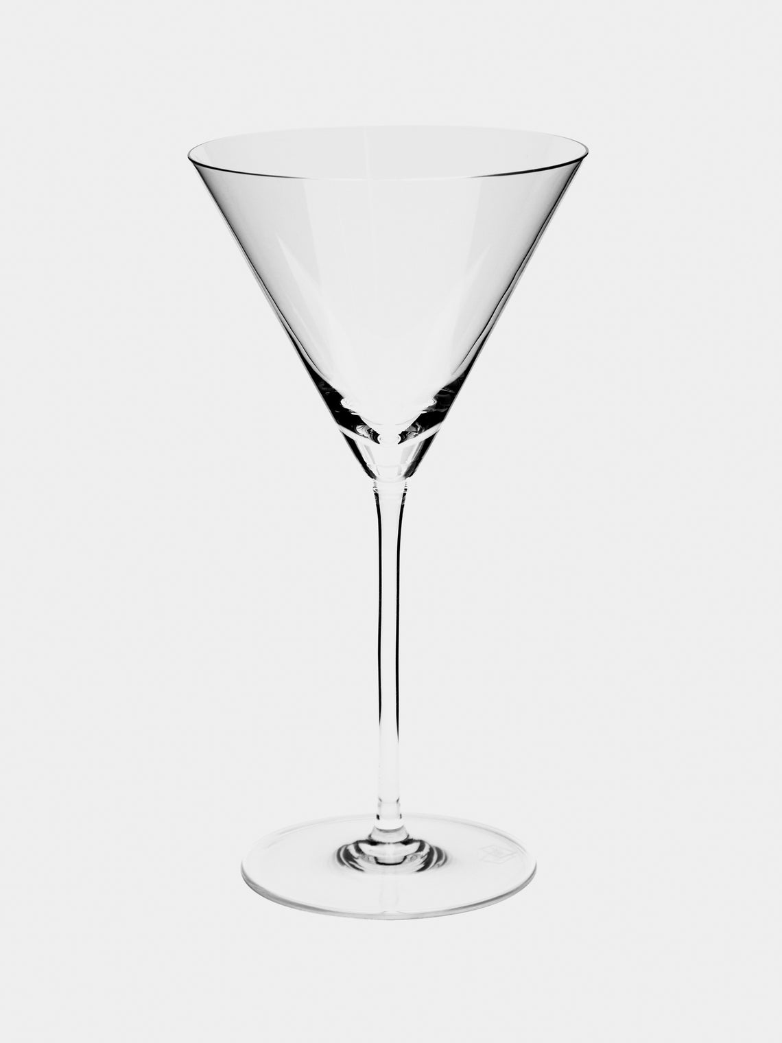 Richard Brendon - Hand-Blown Crystal Martini Glasses (Set of 2) - Clear - ABASK - 