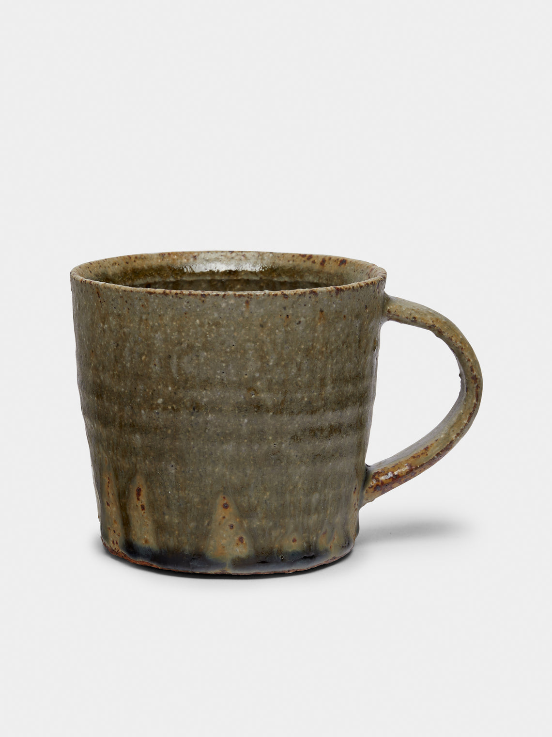 Ingot Objects - Ash-Glazed Ceramic Glasgow Cup - Beige - ABASK - 