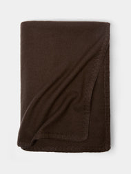 Denis Colomb - Blanket Stitch Cashmere Blanket - Brown - ABASK - 