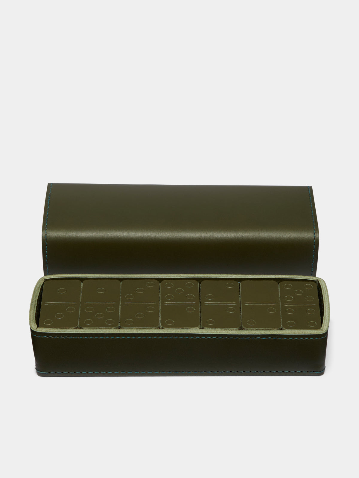 Leather Dominoes Set
