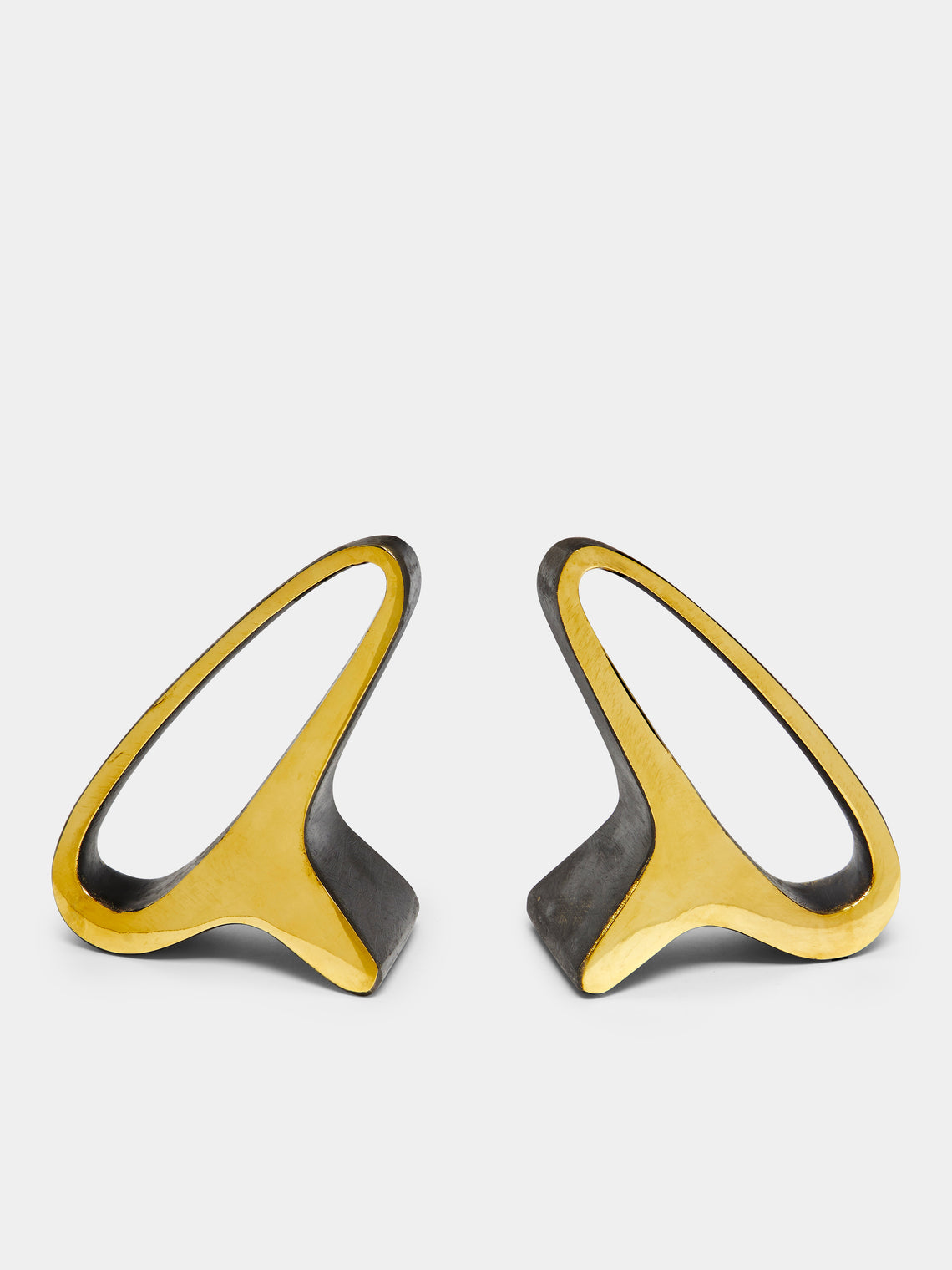 Earlobe Brass Bookends