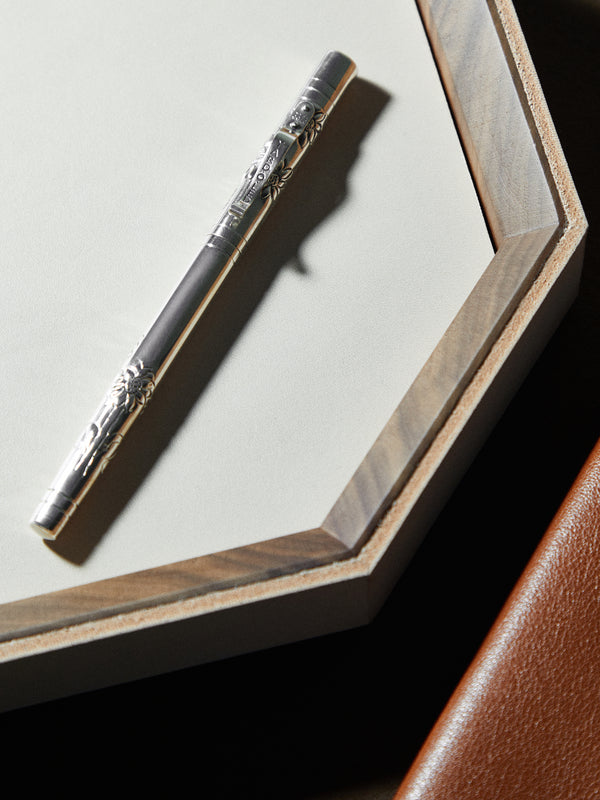 Yard O Led - Sunflower Sterling Silver Fountain Pen -  - ABASK