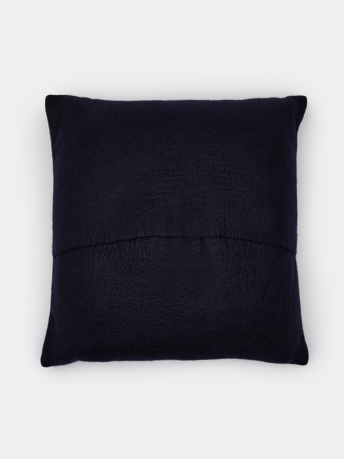 Rose Uniacke - Hand-Dyed Felted Cashmere Large Cushion - Blue - ABASK