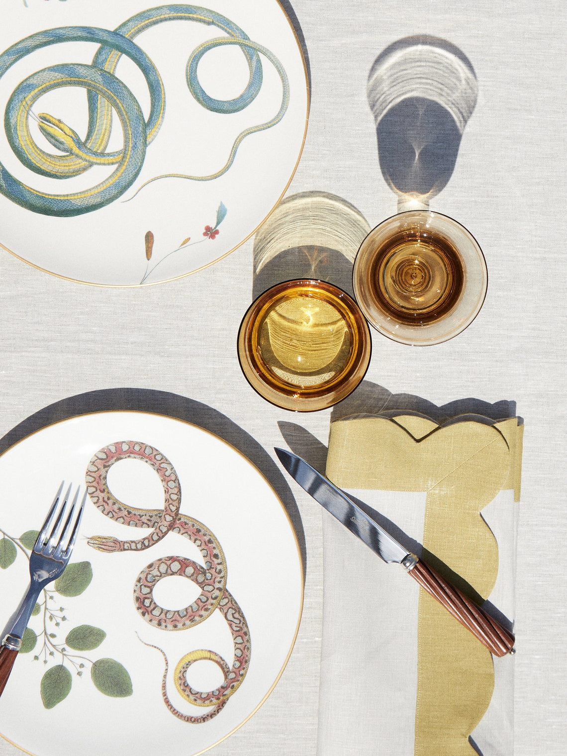 Multiple Serpi Ceramic Dinner Plates – 10in/25cm (Set of 6) by ...