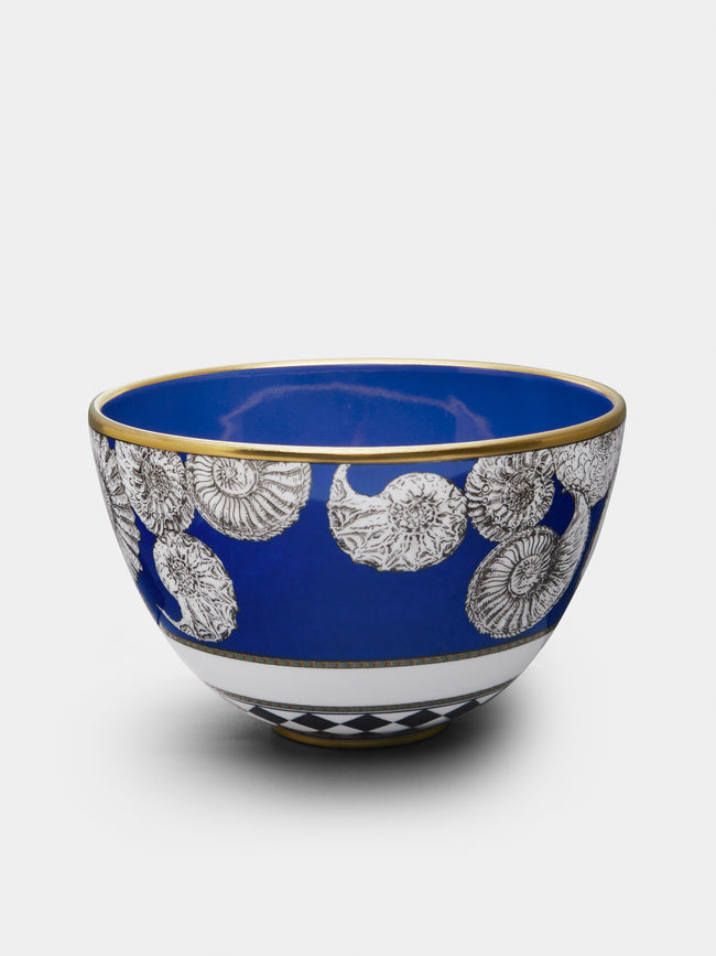 Ginori 1735 - Totem Porcelain High Bowl - Blue - ABASK - 