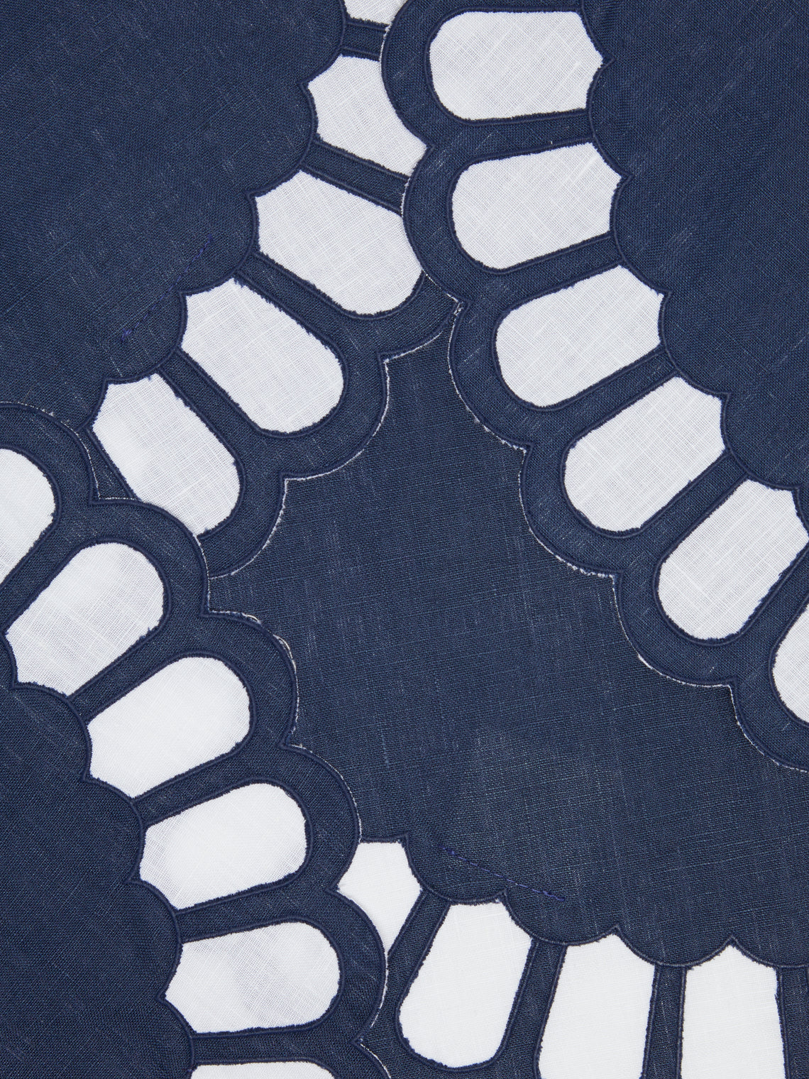 Los Encajeros - Zurbano Embroidered Linen Placemats (Set of 4) -  - ABASK