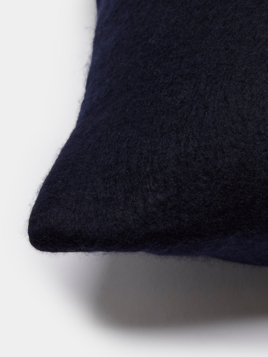 Rose Uniacke - Hand-Dyed Felted Cashmere Small Cushion - Blue - ABASK