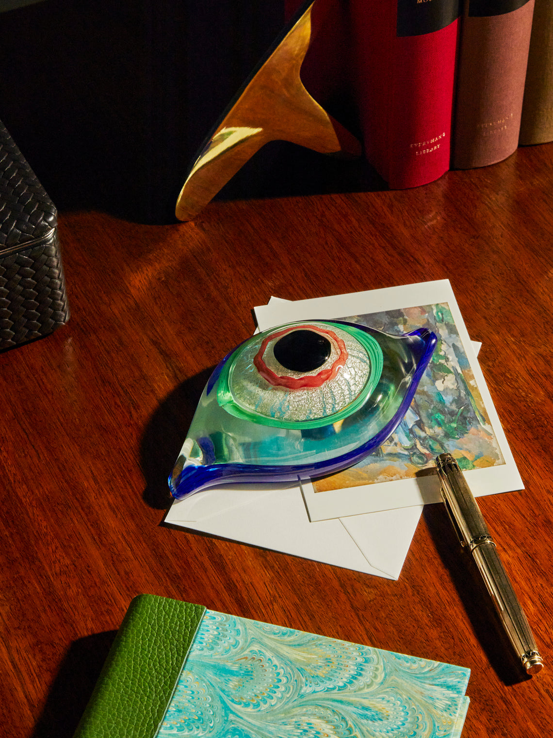 Striulli Vetri D'Arte - Occhio Hand-Blown Murano Glass Paperweight -  - ABASK