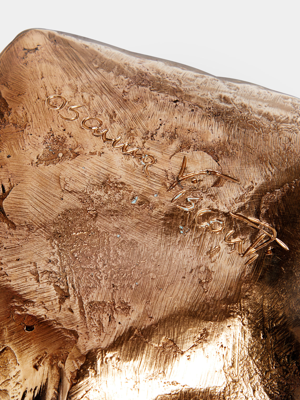 Osanna Visconti - Naturalism Hand-Cast Bronze Bowl - Metallics - ABASK