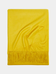 Begg x Co - Arran Cashmere Blanket - Yellow - ABASK - 