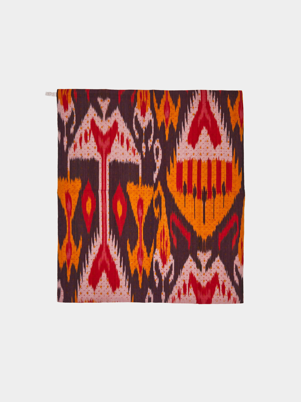 Gregory Parkinson - Flaming Mahogony Sunset Block-Printed Cotton Napkins (Set of 6) - Multiple - ABASK