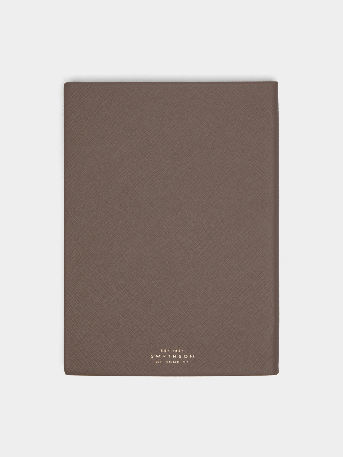 Smythson - Soho Leather Notebook - Taupe - ABASK
