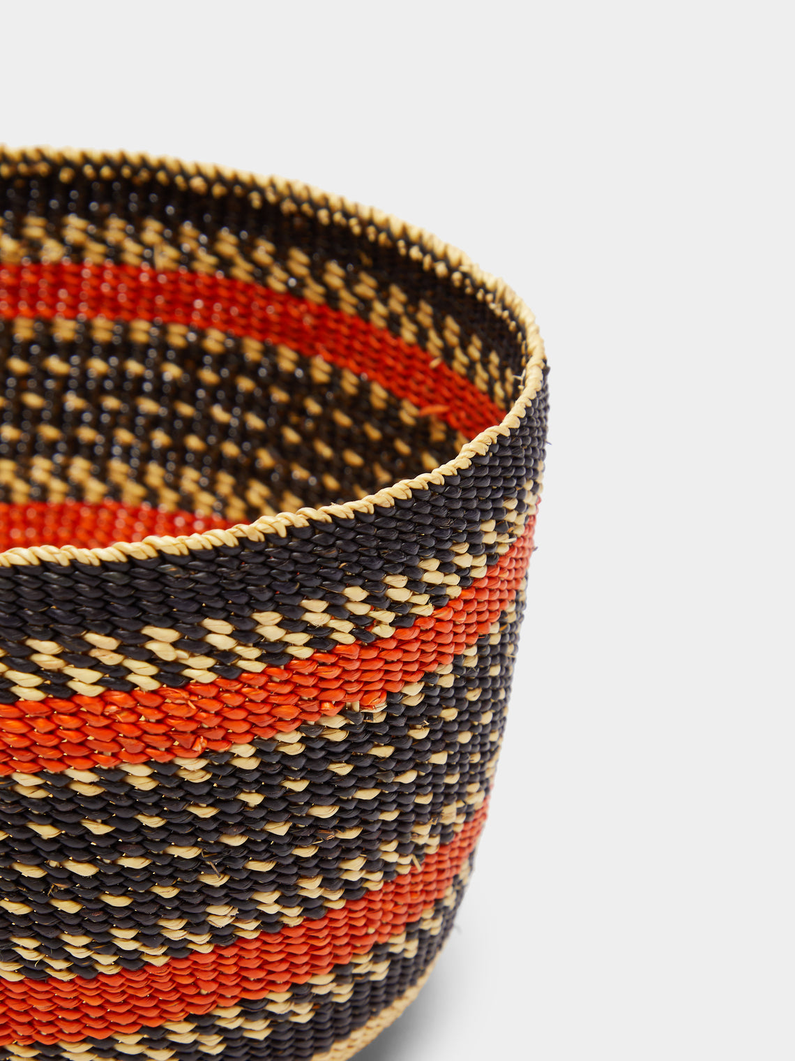 Baba Tree - Banasco Handwoven Elephant Grass Lidded Basket - Multiple - ABASK