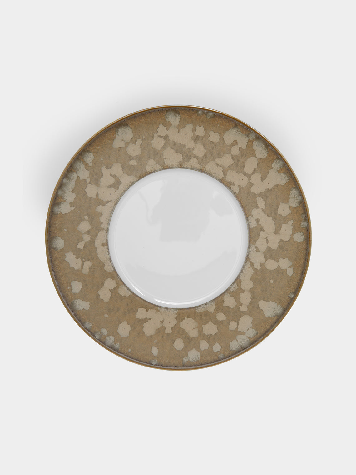 Jaune de Chrome - Basmati Porcelain Dinner Plate - Beige - ABASK - 
