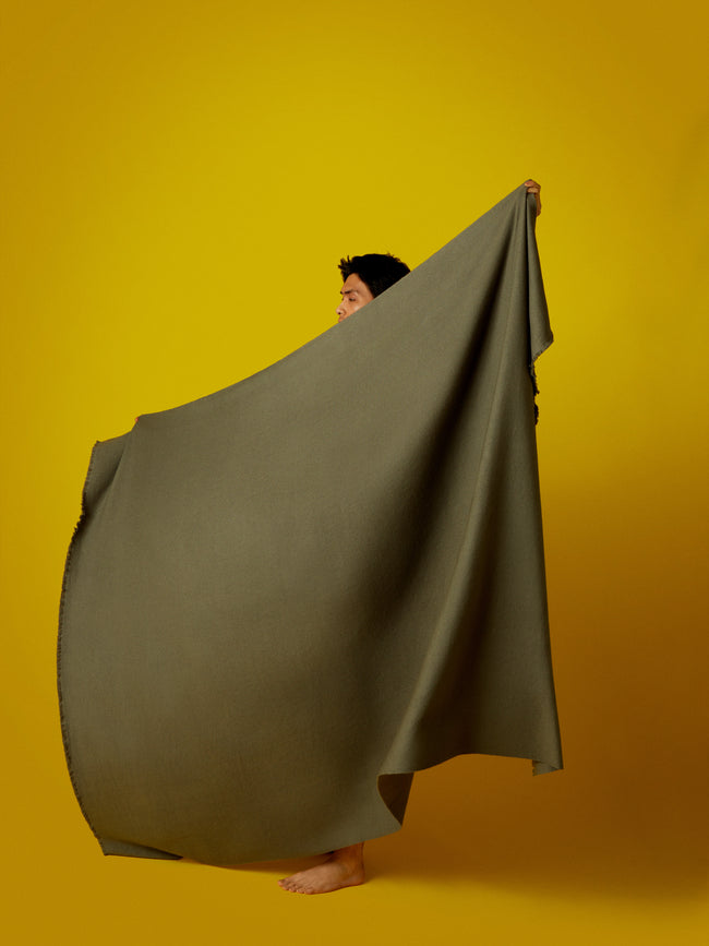 Denis Colomb - Himalayan Cashmere Blanket - Grey - ABASK