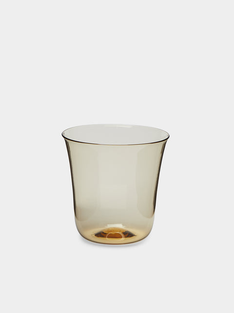 Yali Glass - Roma Hand-Blown Murano Glass Water Tumbler - Yellow - ABASK - 