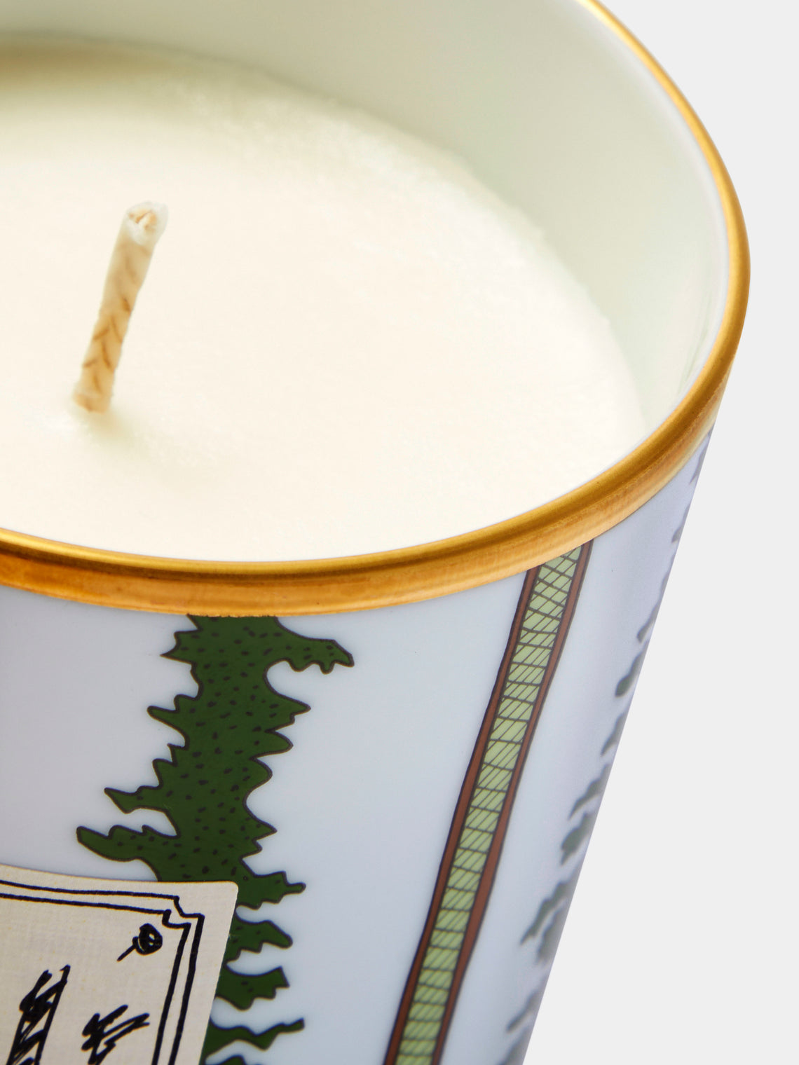 Ginori 1735 - Profumi Luchino Rain Rock Creek Porcelain Candle -  - ABASK