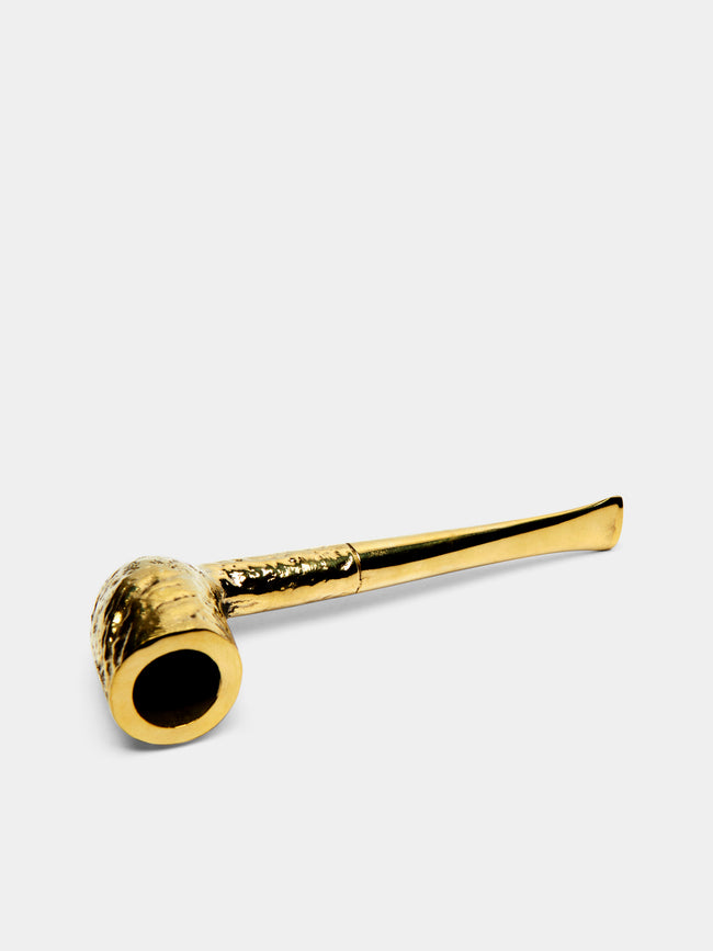 Carl Auböck - Brass Pipe Paperweight - Gold - ABASK - 
