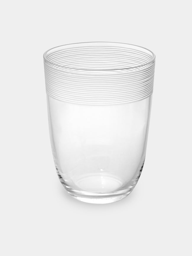 Carlo Moretti - Fili Molati Murano Water Glass - Clear - ABASK - 