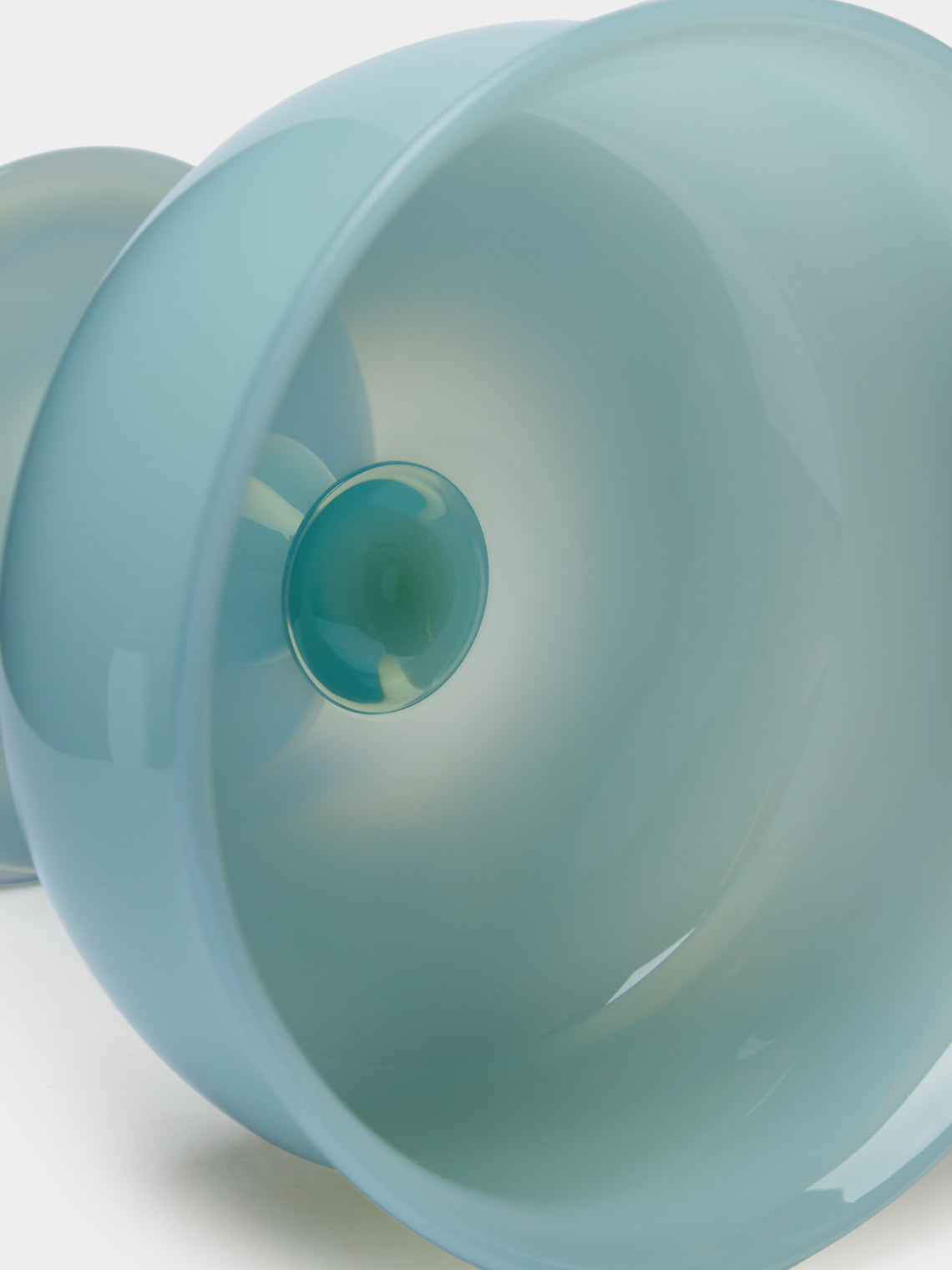 Yali Glass - Hand-Blown Murano Glass Ice Cream Sundae Serving Bowl -  - ABASK