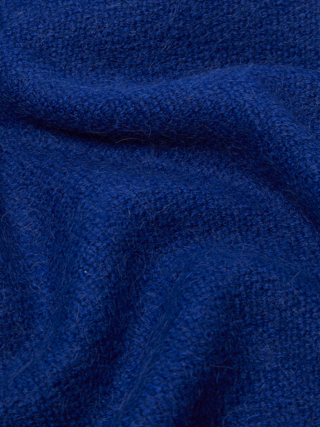 Denis Colomb - Gobi Stitched Camel Blanket - Blue - ABASK