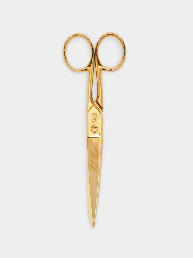 El Casco - Gold Plated Scissors - Gold - ABASK - 