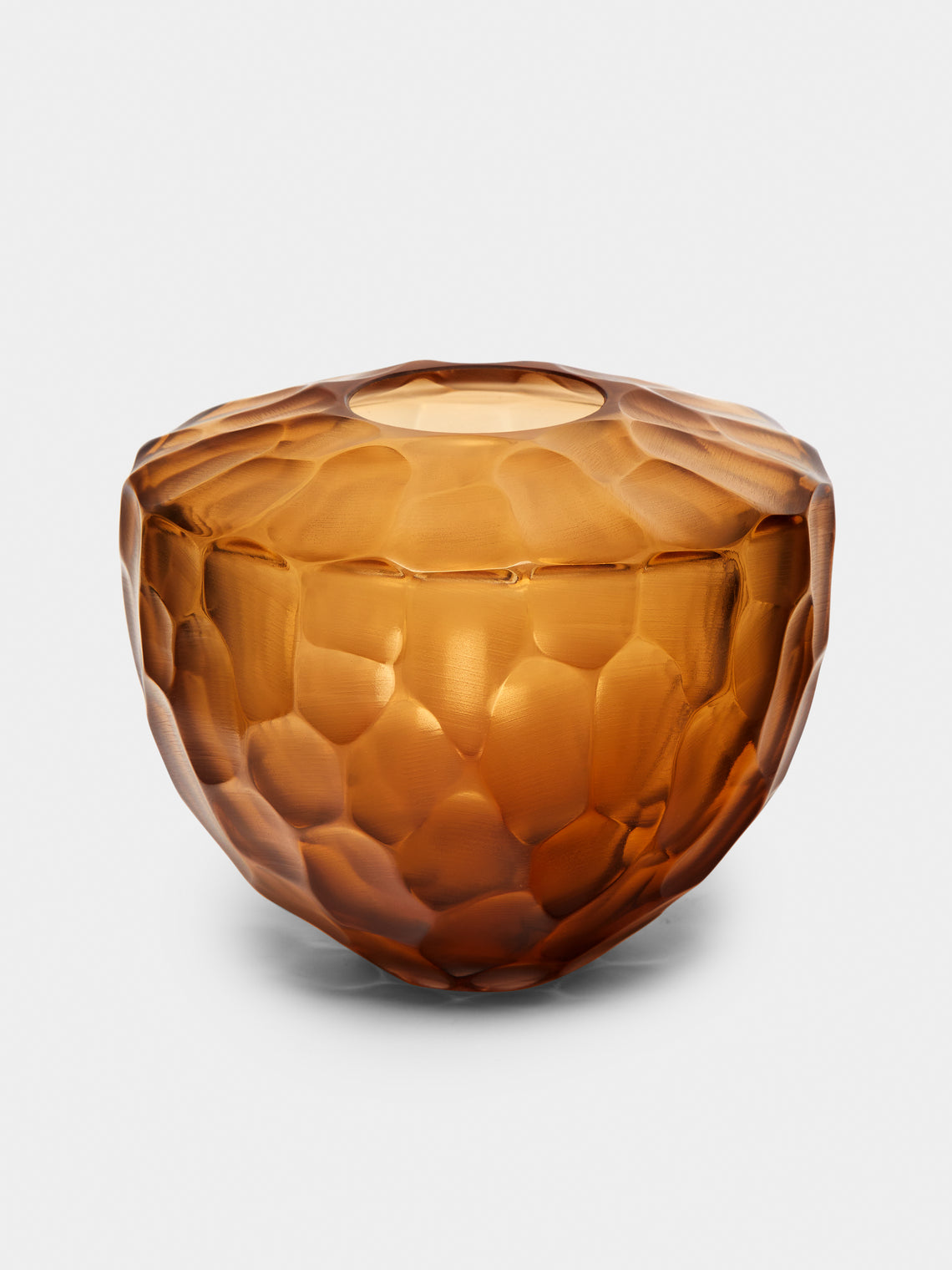 Micheluzzi Glass - Goccia Miele Hand-Blown Murano Glass Vase -  - ABASK - 